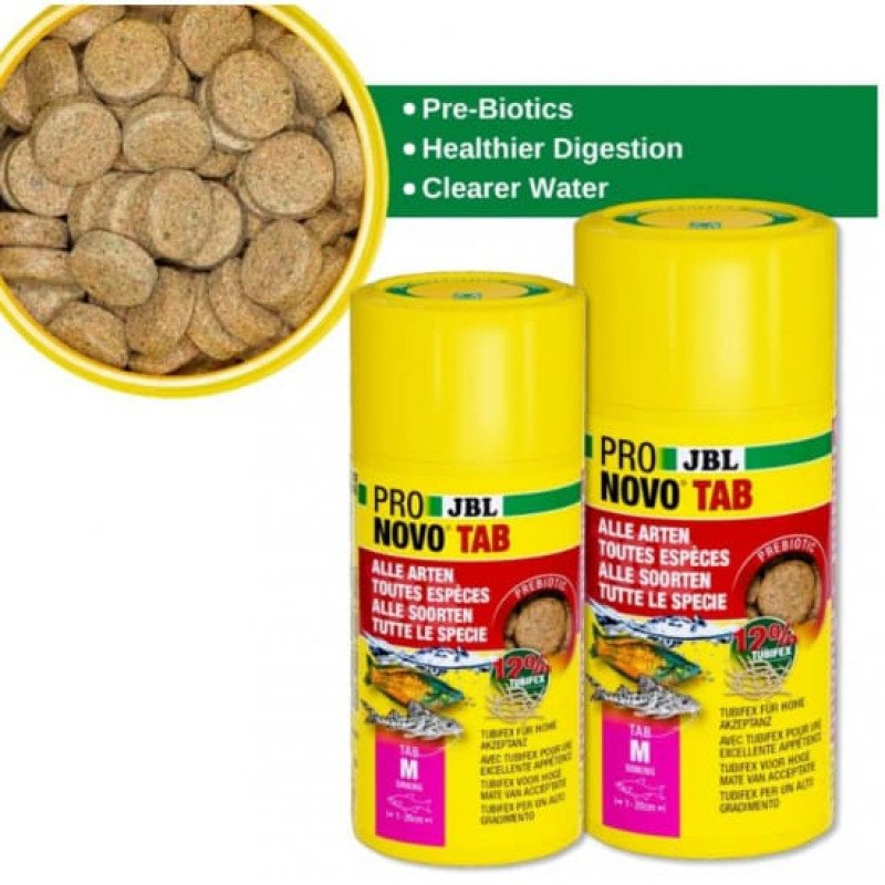 غذاء الطحالب لأسماك البليكو والأسماك الإستوائية - JBL ProNovo Tab M